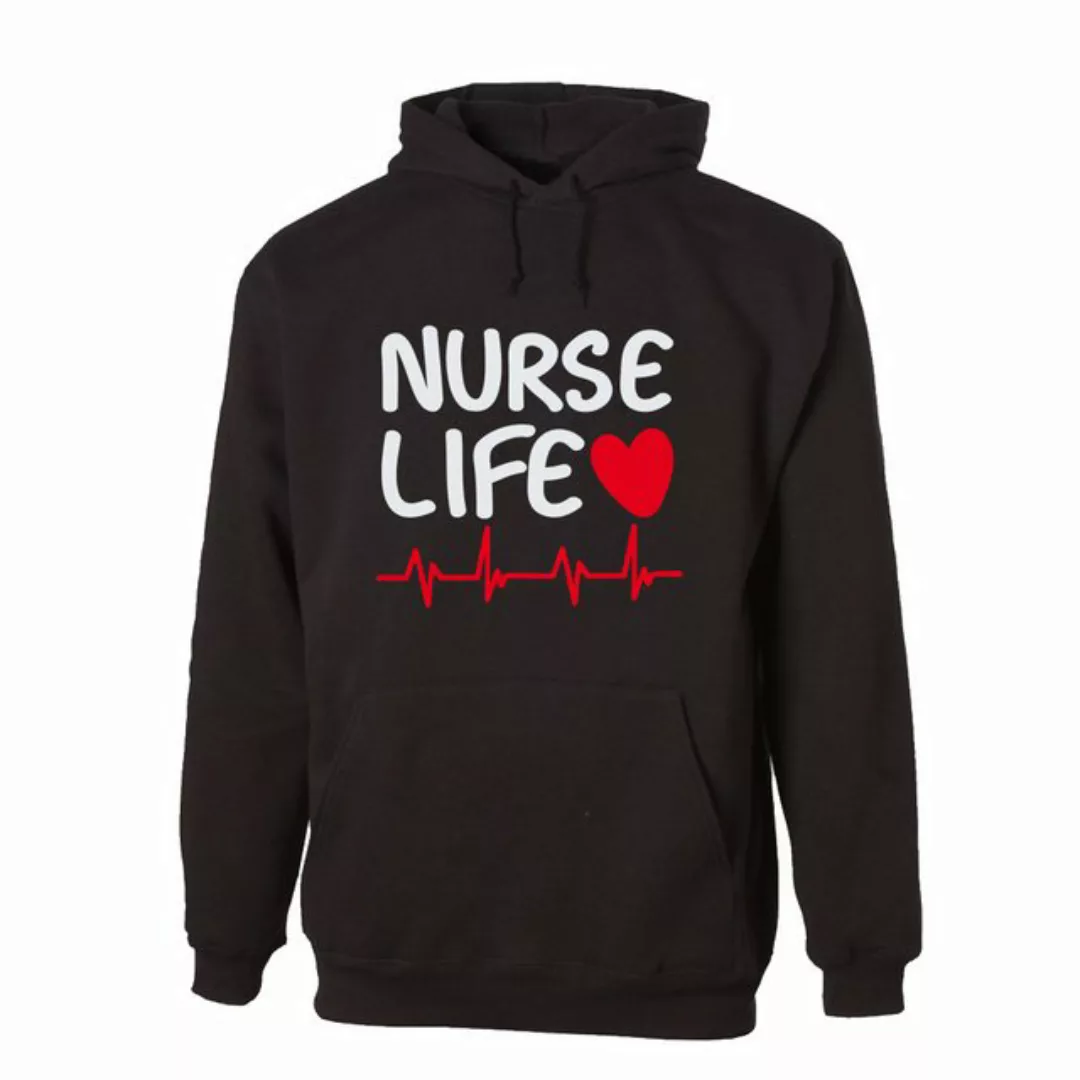 G-graphics Hoodie Nurse life mit trendigem Frontprint mit Spruch für die, d günstig online kaufen