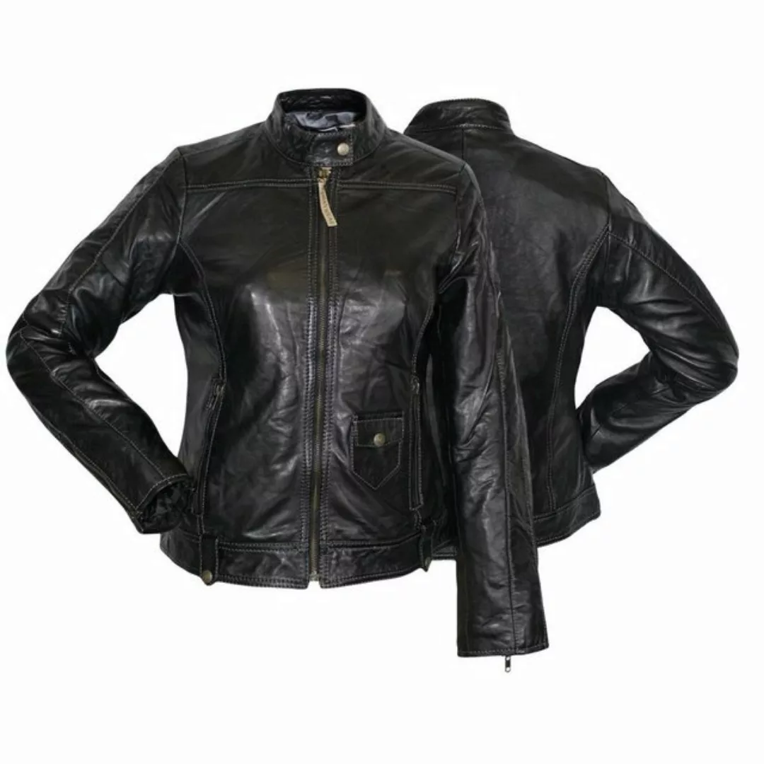 German Wear Lederjacke Trend 411J Damen Lederjacke Jacke aus Lamm Nappa Led günstig online kaufen