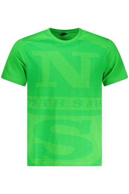 North Sails T-Shirt Herren Kurzarm T-Shirt Grün mit Rundhals und günstig online kaufen