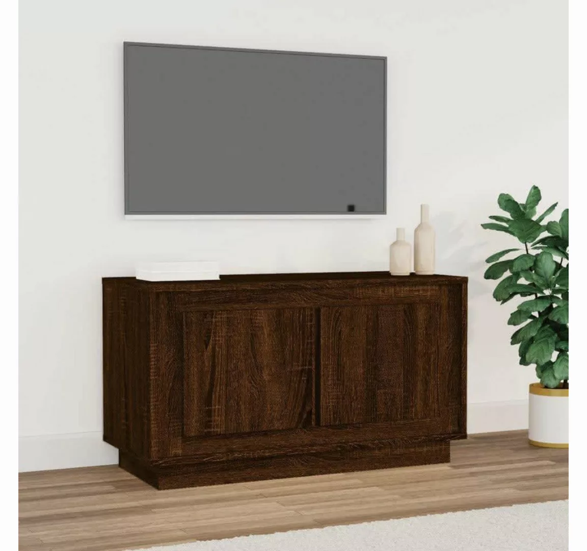 vidaXL TV-Schrank TV-Schrank Braun Eichen-Optik 80x35x45 cm Holzwerkstoff ( günstig online kaufen