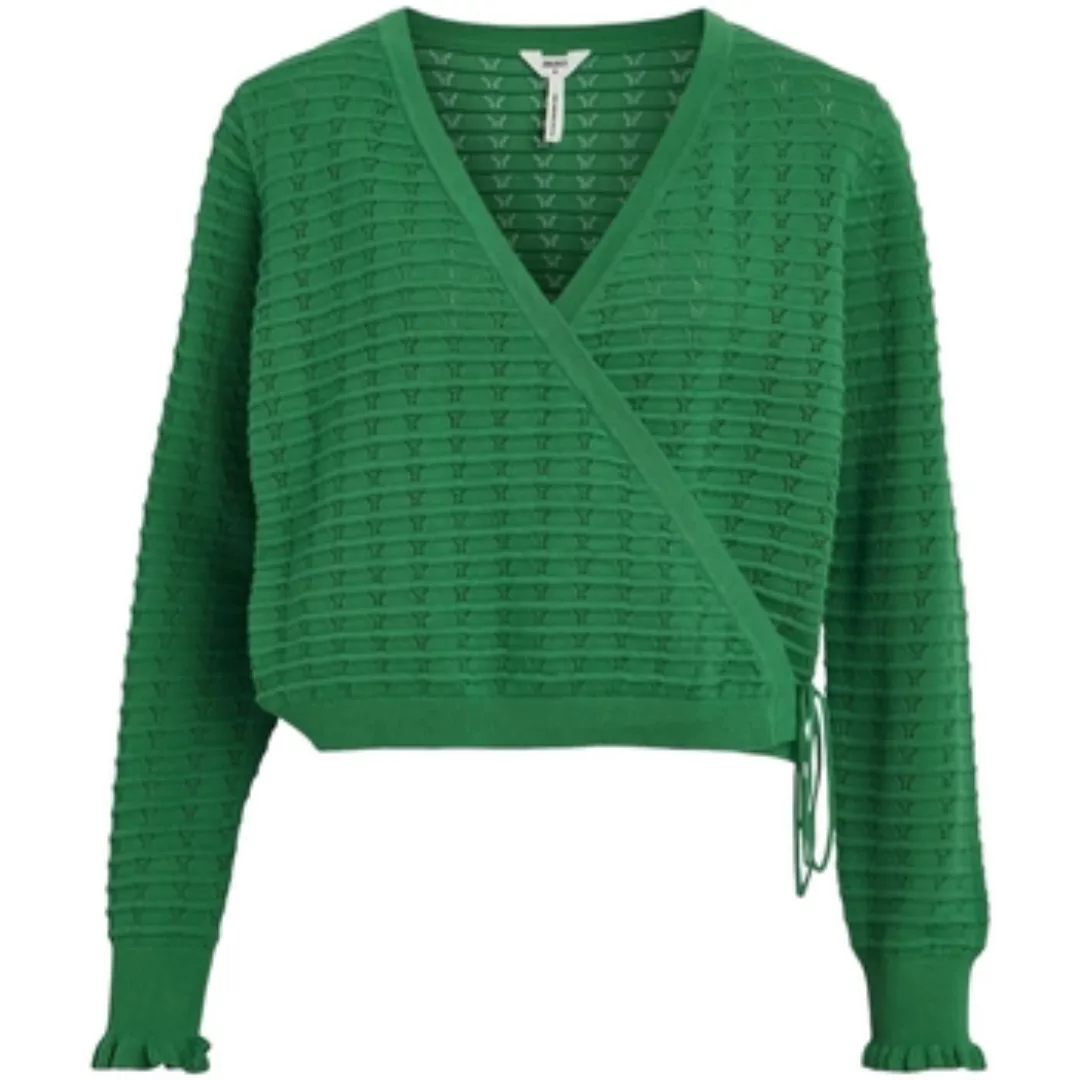Object  Pullover Jasmin Cardigan L/S - Fern Green günstig online kaufen
