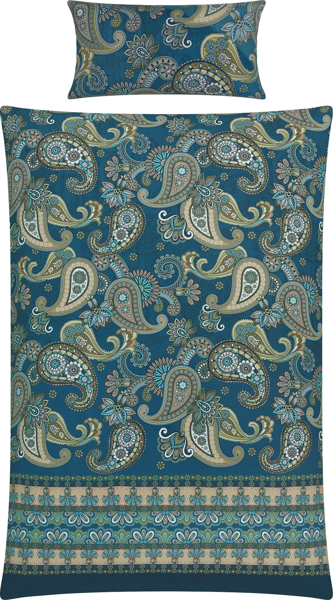 Erwin Müller Bettwäsche Bettwäsche, Mako-Satin, Paisley günstig online kaufen