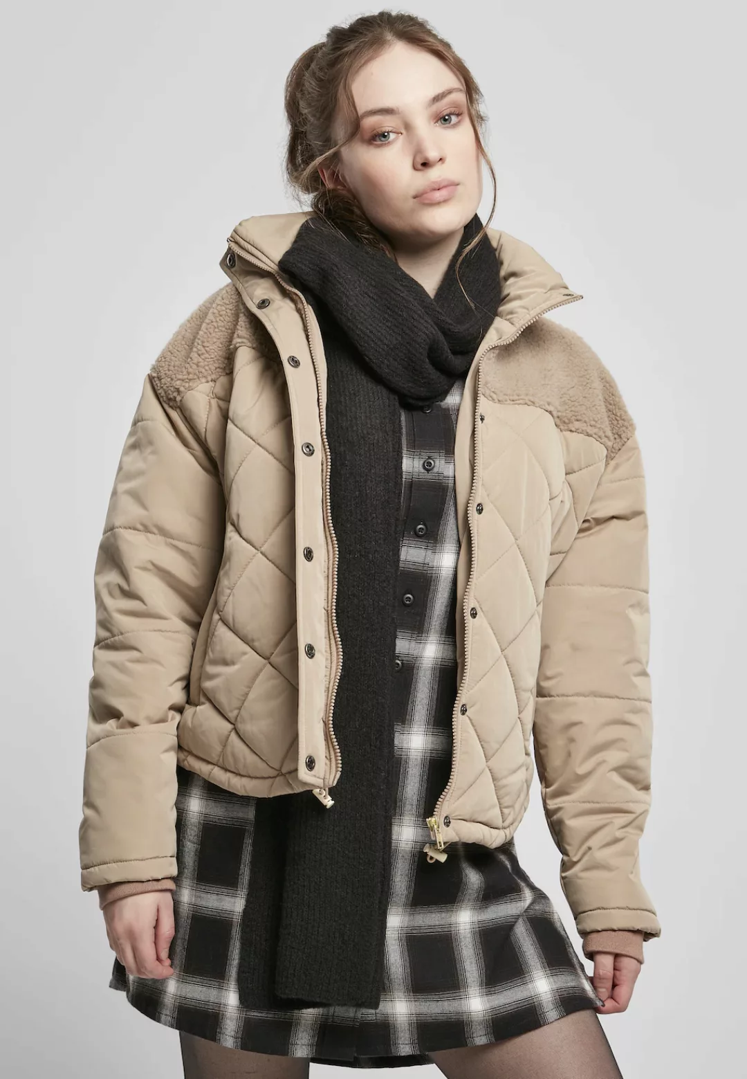 URBAN CLASSICS Winterjacke "Urban Classics Damen", (1 St.), ohne Kapuze günstig online kaufen