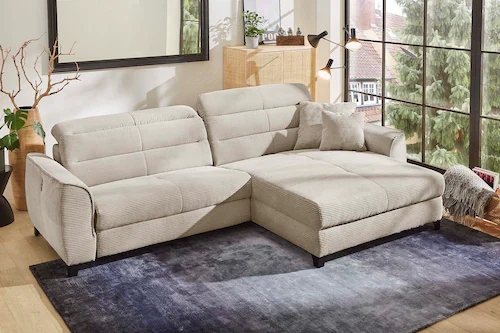 Jockenhöfer Gruppe Ecksofa »Double One L-Form«, mit 2x 120cm breiten, elekt günstig online kaufen