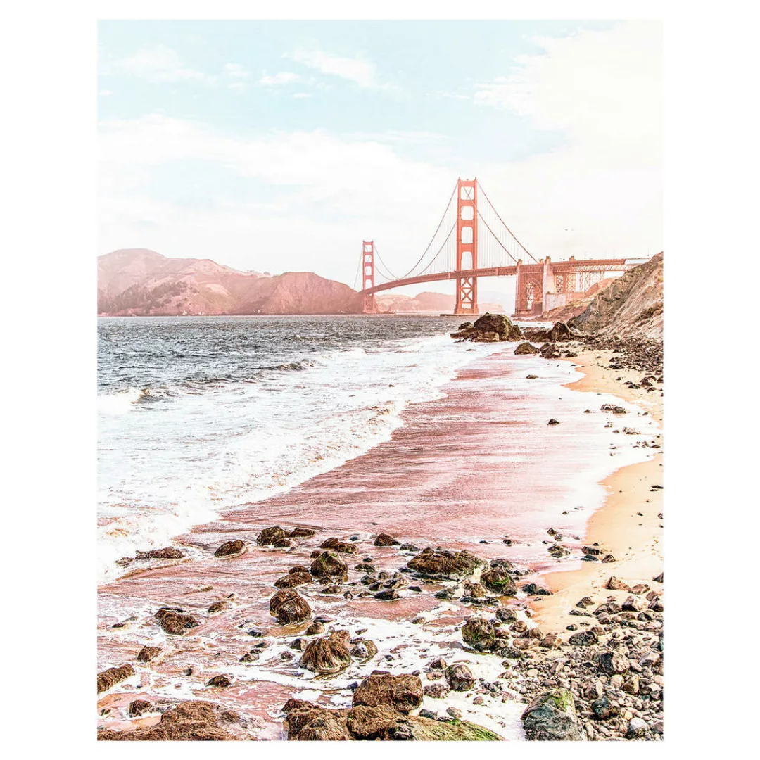 Komar Poster Golden Gate Brücke B/L: ca. 40x50 cm günstig online kaufen