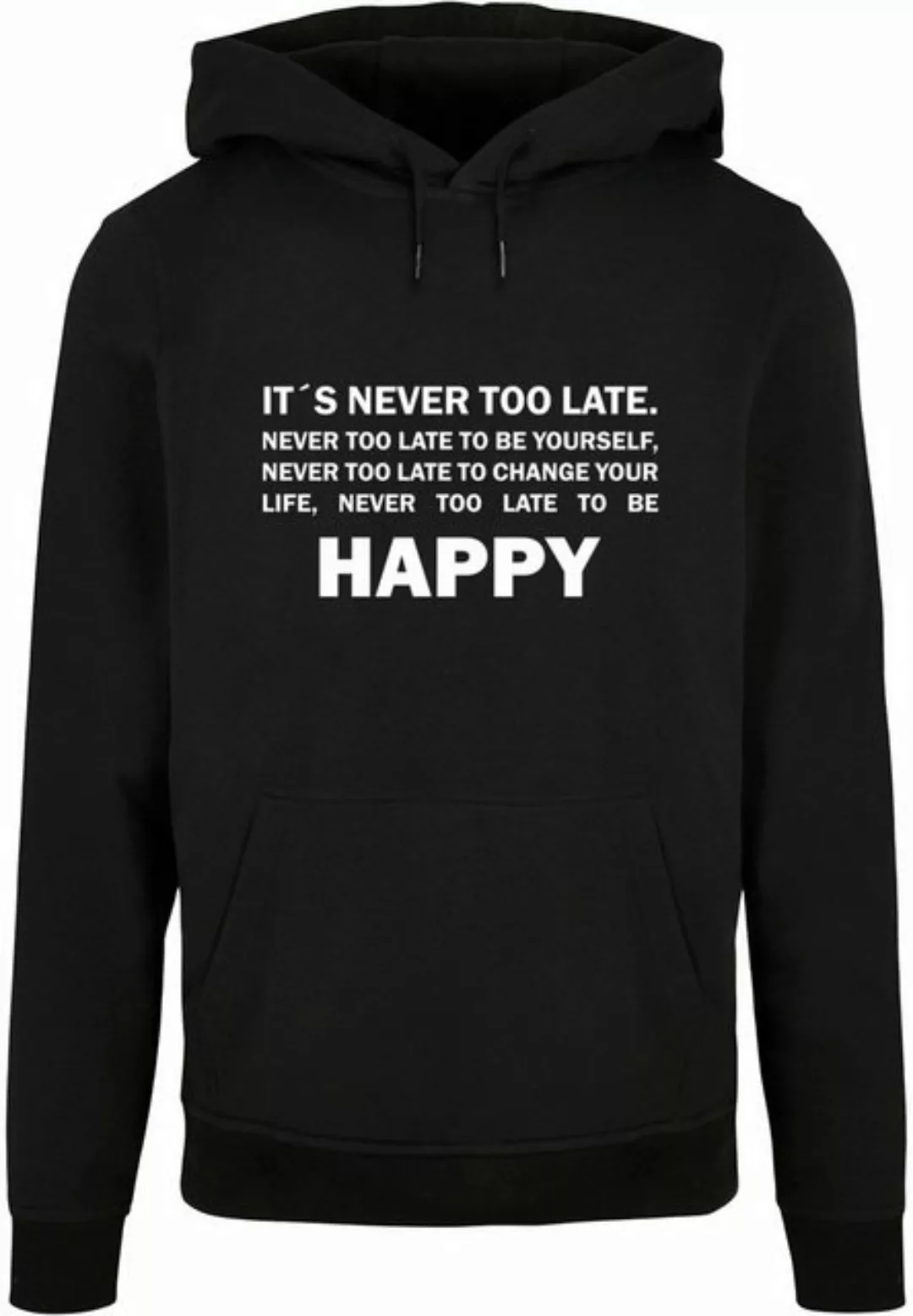 Merchcode Kapuzensweatshirt Merchcode Herren Never Too Late Basic Hoody (1- günstig online kaufen