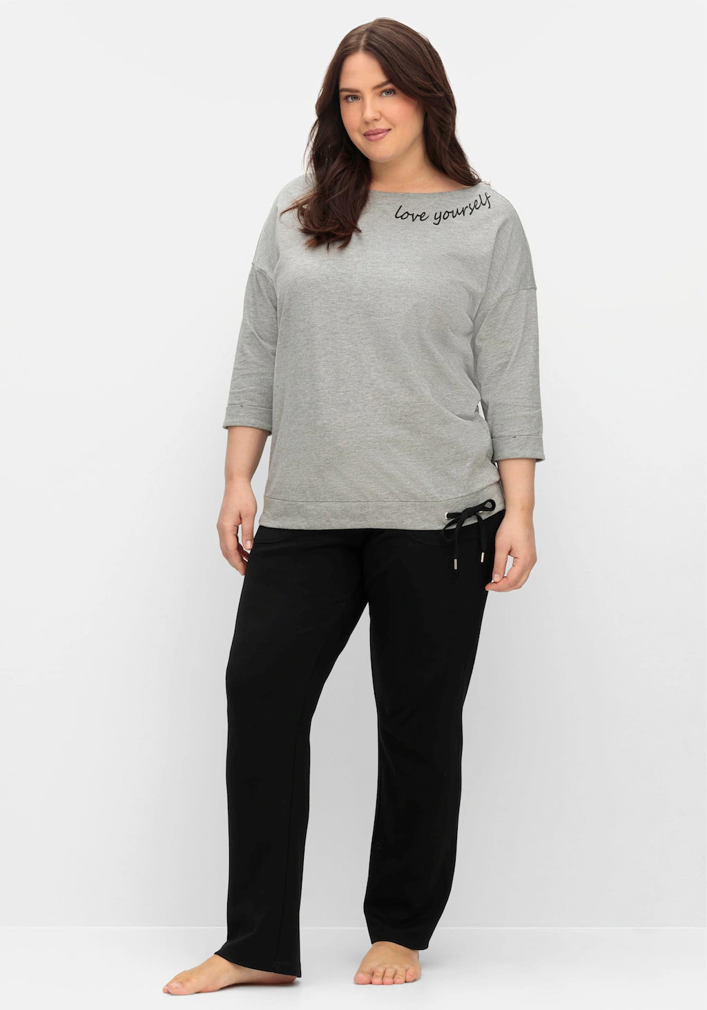 Sheego Langarmshirt "Langarmshirt", (1 tlg.) günstig online kaufen
