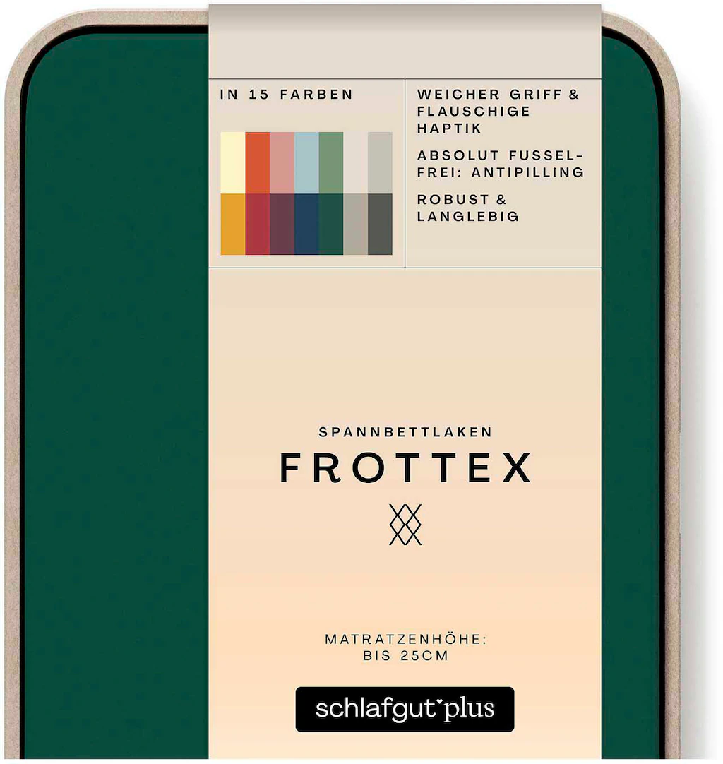 Schlafgut Spannbettlaken »Frottex«, 100% Frottee günstig online kaufen