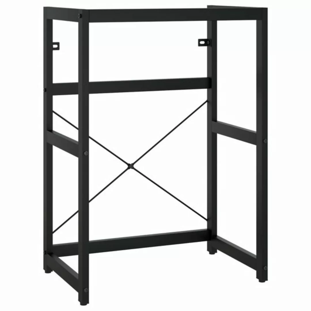 Badezimmer Waschtischgestell Schwarz 59x38x83 Cm Eisen günstig online kaufen