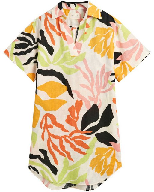 Gant Kurzarmbluse Bluse mit Palmenprint günstig online kaufen