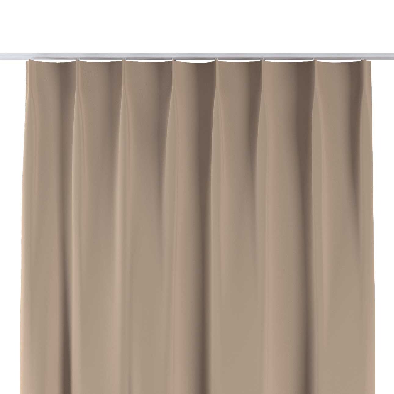 Vorhang mit flämischen 1-er Falten, beige, Blackout (verdunkelnd) (269-00) günstig online kaufen