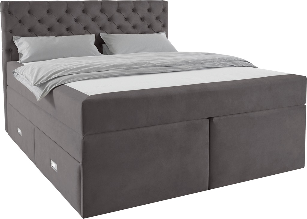 Home affaire Polsterbett "Boxbett Alvi mit Schubladen, Taschen-Federkernmat günstig online kaufen