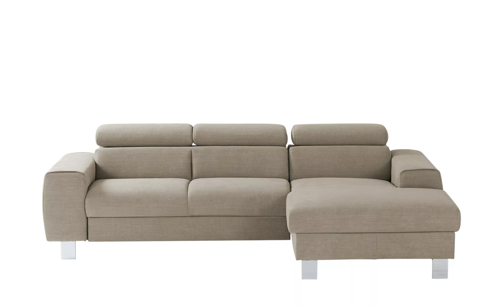 uno Ecksofa  Los Angeles ¦ beige ¦ Maße (cm): B: 244 H: 72 T: 166 Polstermö günstig online kaufen