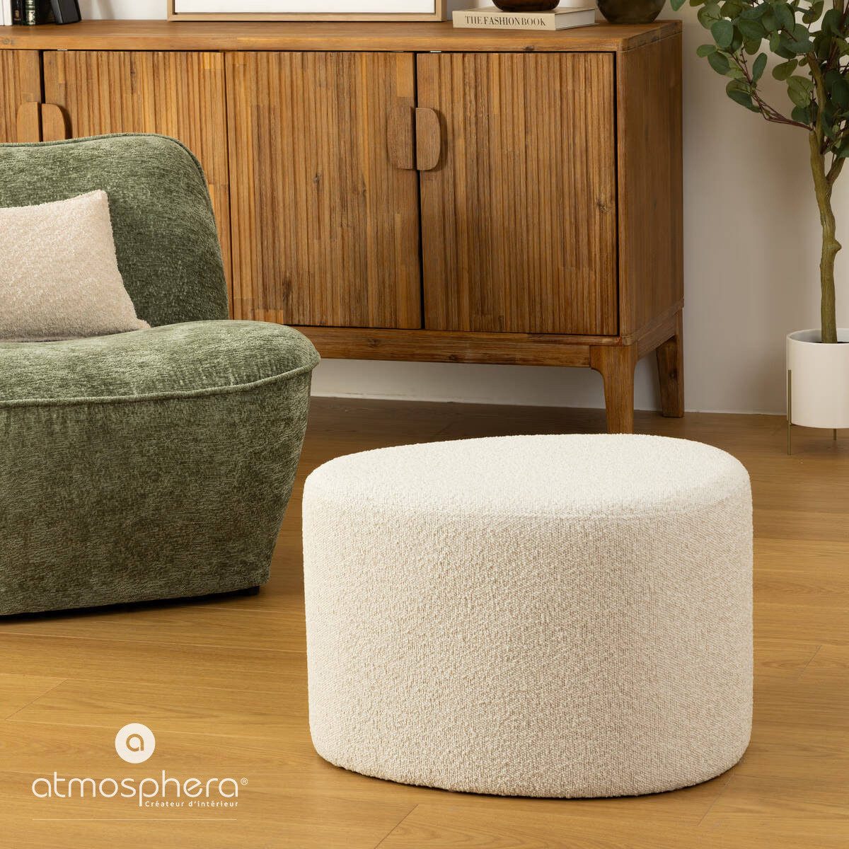 Atmosphera Créateur d'intérieur Polsterhocker (1 Stk., günstig online kaufen