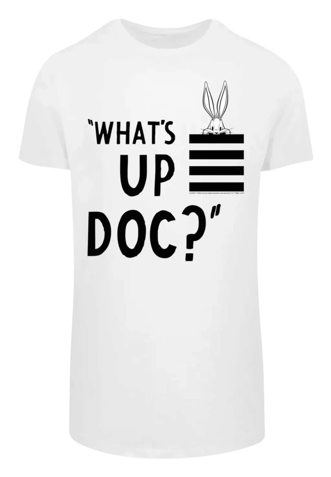 F4NT4STIC T-Shirt "Looney Tunes Bugs Bunny Whats Up Doc Stripes", Print günstig online kaufen