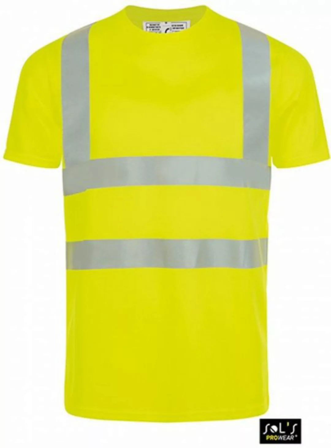 SOLS Warnschutz-Shirt Herren Mercure Pro Arbeits-/Sicherheits T-Shirt günstig online kaufen