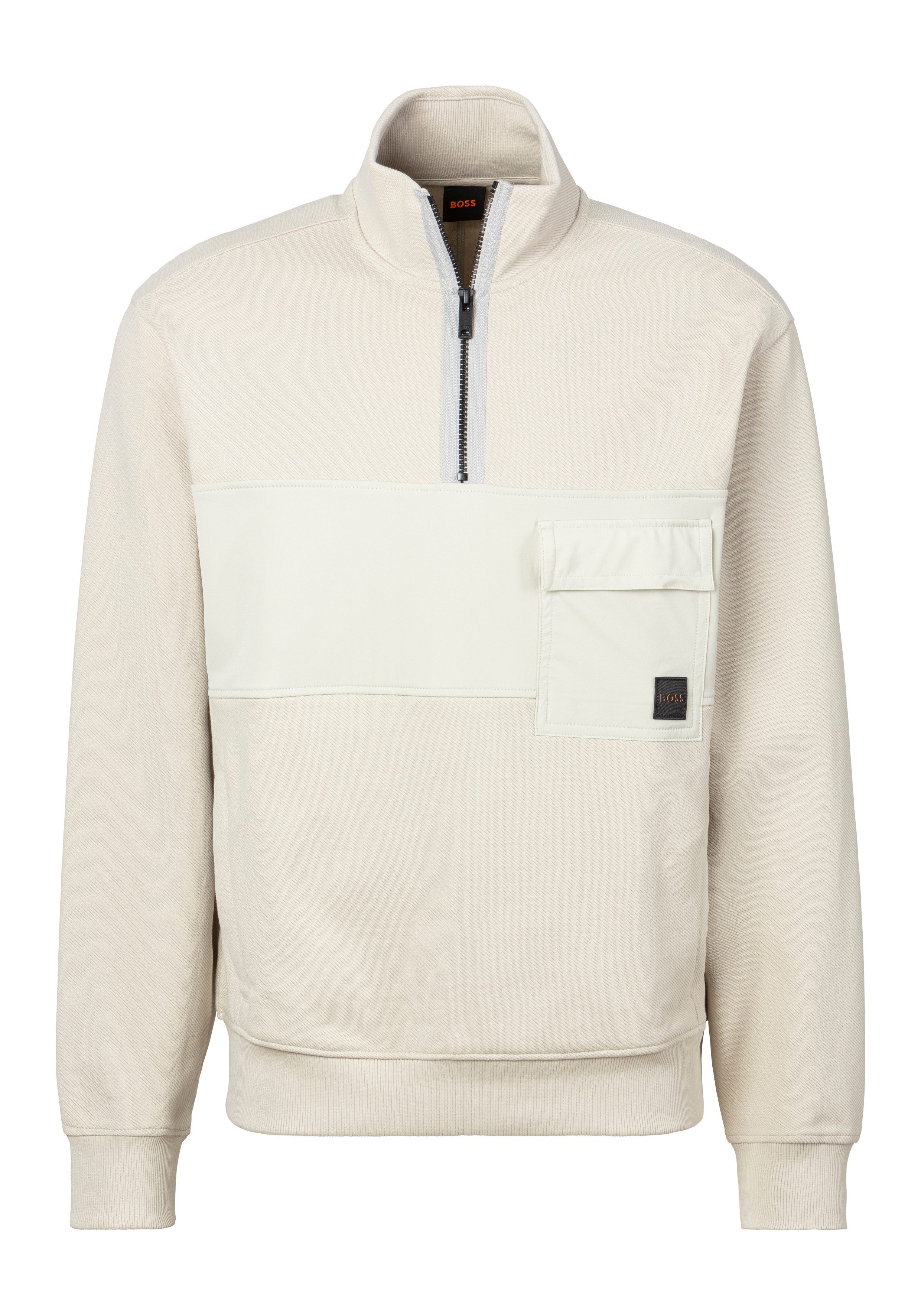 BOSS ORANGE Sweatshirt Sweatshirt Ze Nylonhem günstig online kaufen