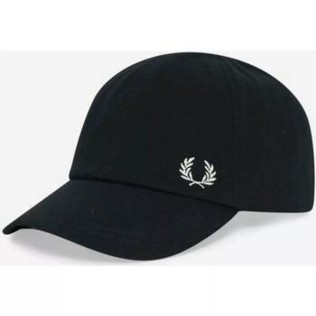 Fred Perry  Schirmmütze Pique classic cap - black snow white günstig online kaufen