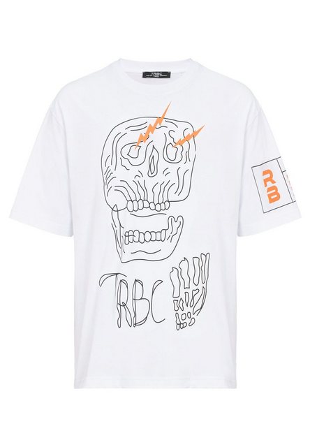 RedBridge T-Shirt "McAllen", mit stylischem Totenkopf-Print günstig online kaufen