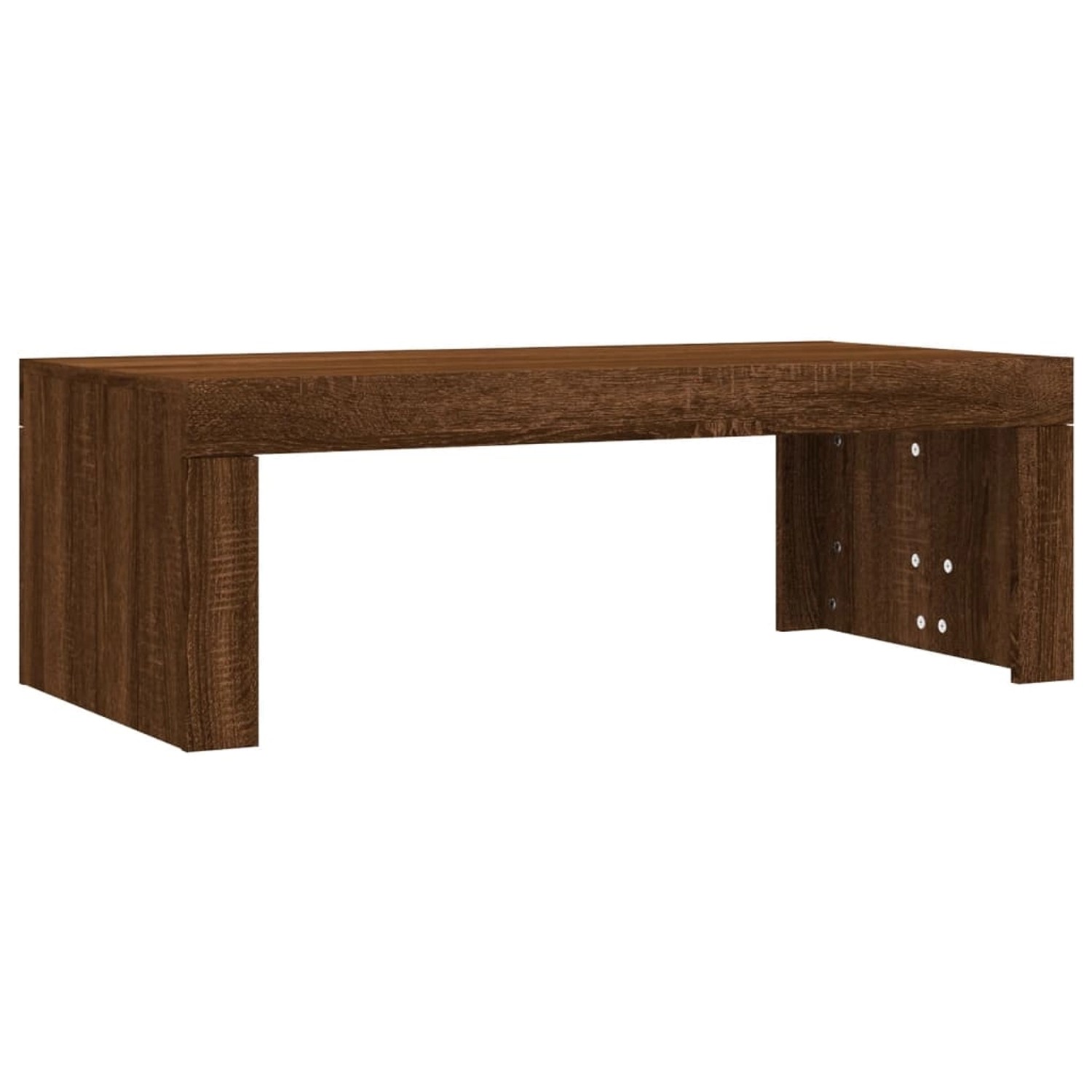 vidaXL Couchtisch Braun Eichen-Optik 102x50x36 cm Holzwerkstoff Modell 1 günstig online kaufen