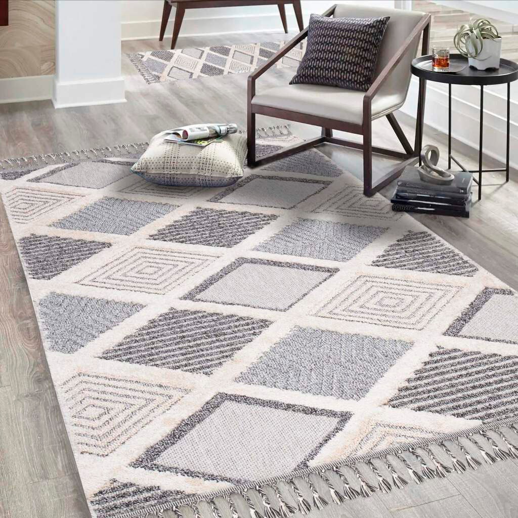 Carpet City Hochflor-Teppich »Valencia 731«, rechteckig, 20 mm Höhe, Läufer günstig online kaufen