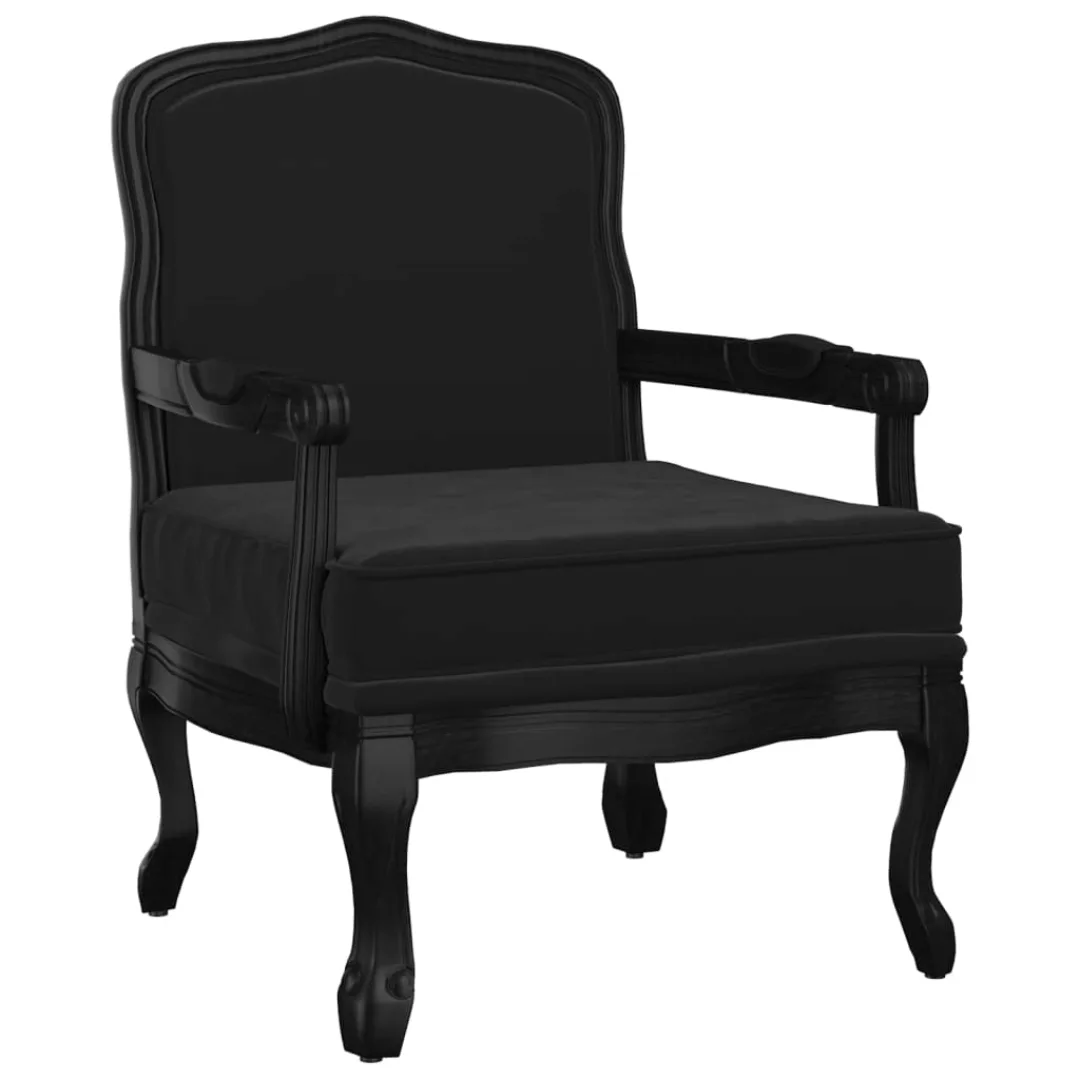 Vidaxl Sessel Schwarz 64x64x90 Cm Samt günstig online kaufen