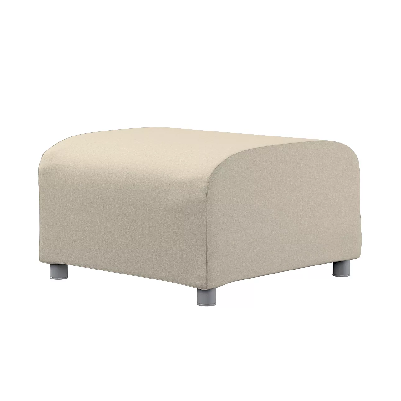 Bezug für Klippan Hocker, grau-beige, Husse, Klippan Hocker, Amsterdam (704 günstig online kaufen