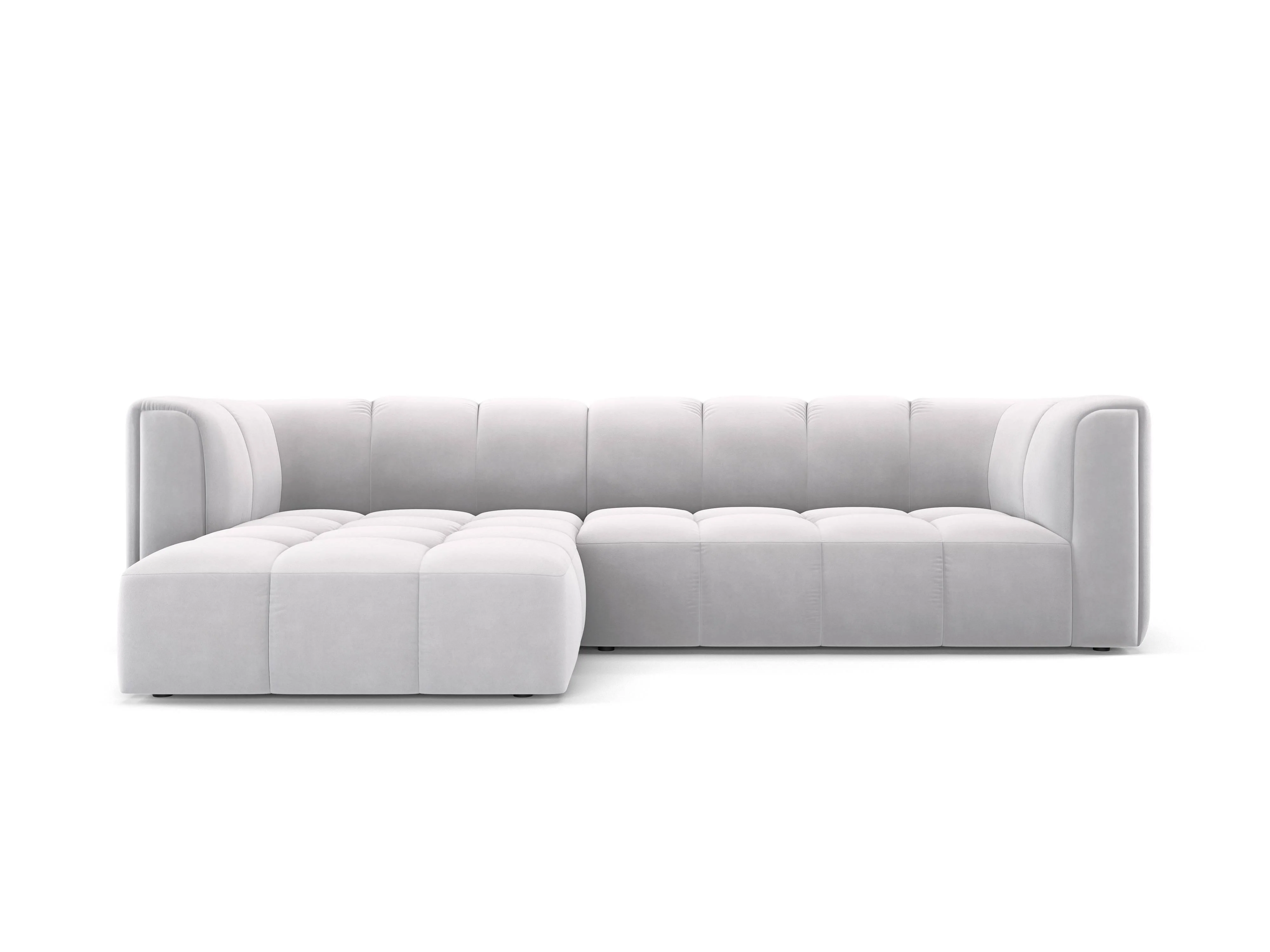 Milo Casa | Ecksofa Francesca Samt links 3-Sitzer günstig online kaufen
