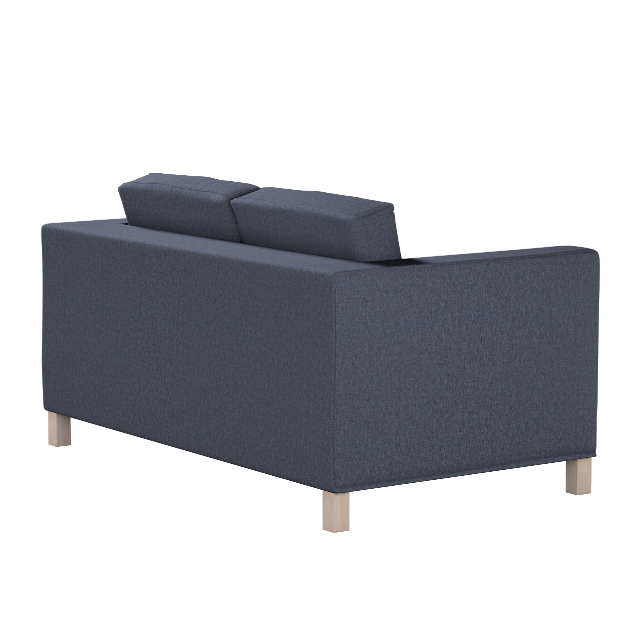 Bezug für Karlanda 2-Sitzer Sofa nicht ausklappbar, kurz, dunkelblau, 60cm günstig online kaufen