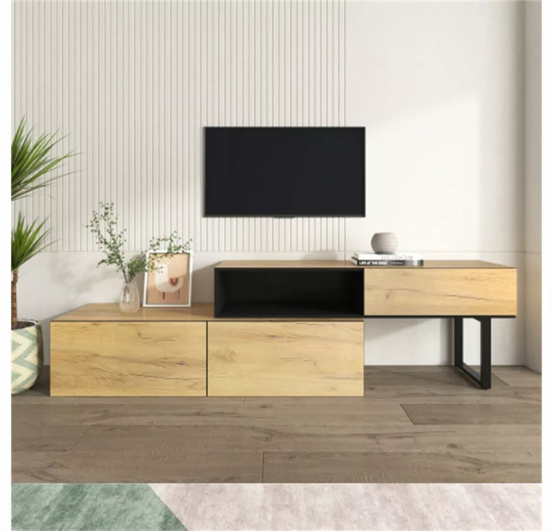 Mia&Coco TV-Schrank TV-Schrankkombination mit verstellbarer Länge, Wohnzimm günstig online kaufen