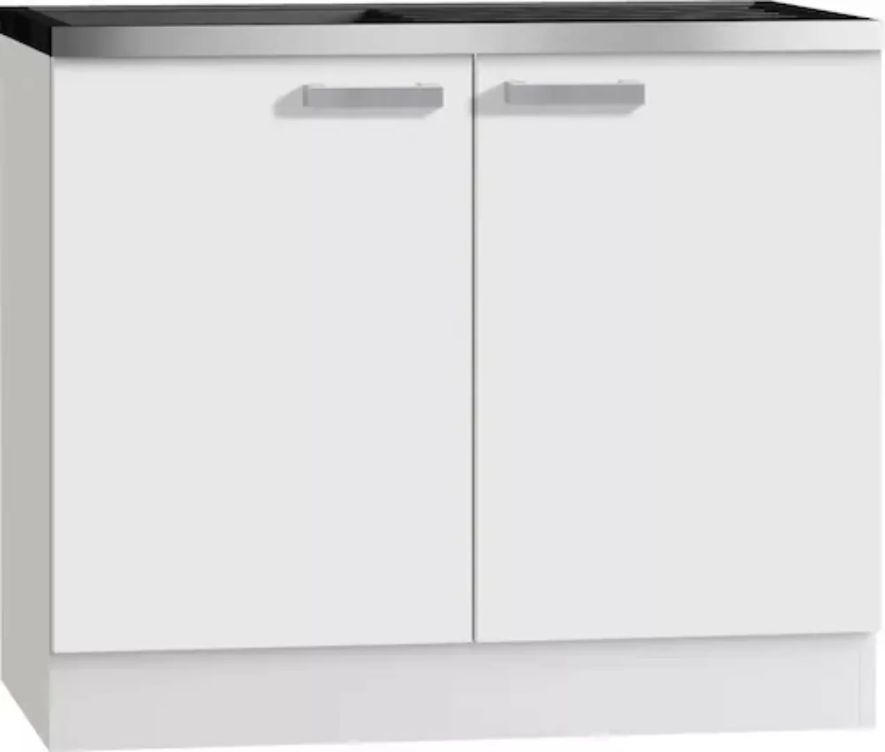 OPTIFIT Spülenschrank "Odense 50", 100 cm breit, 50 cm tief, inkl. Spülenau günstig online kaufen