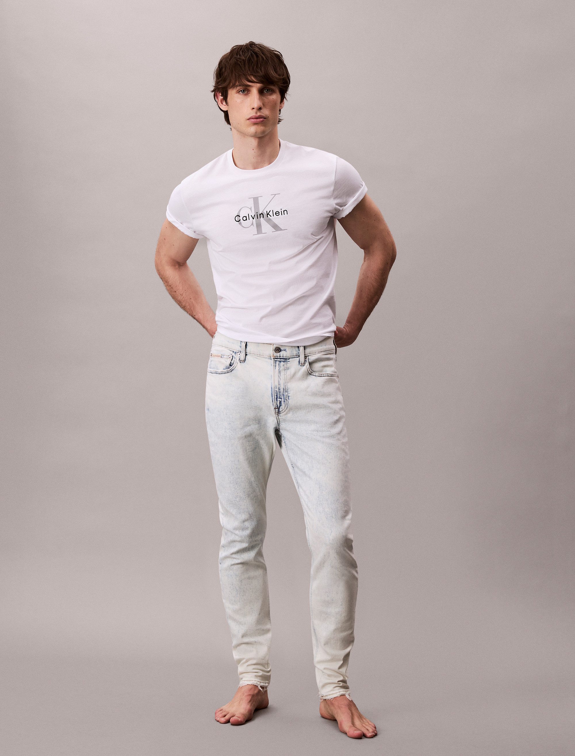 Calvin Klein Jeans Slim-fit-Jeans "SLM TPR", Mit Gürtelschlaufen günstig online kaufen