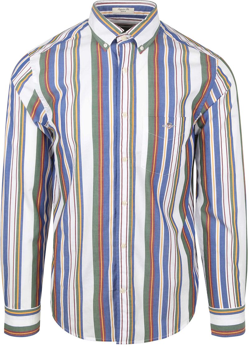 Gant Freizeithemd Stripe Multicolour - Größe XL günstig online kaufen