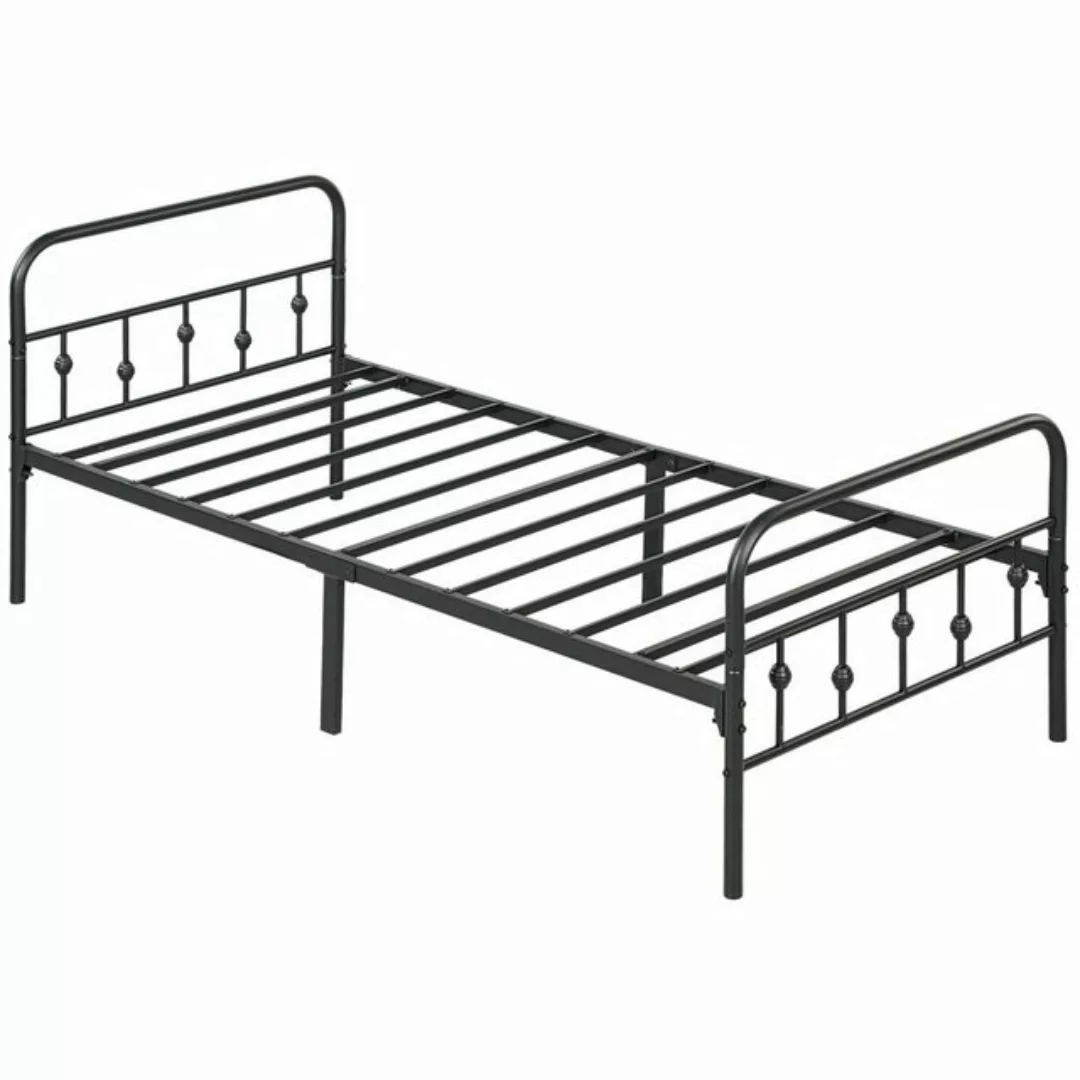 HOMCOM Bettgestell für Matratze 200 x 90 cm, klappbar, 82,5 cm hoch (Metall günstig online kaufen