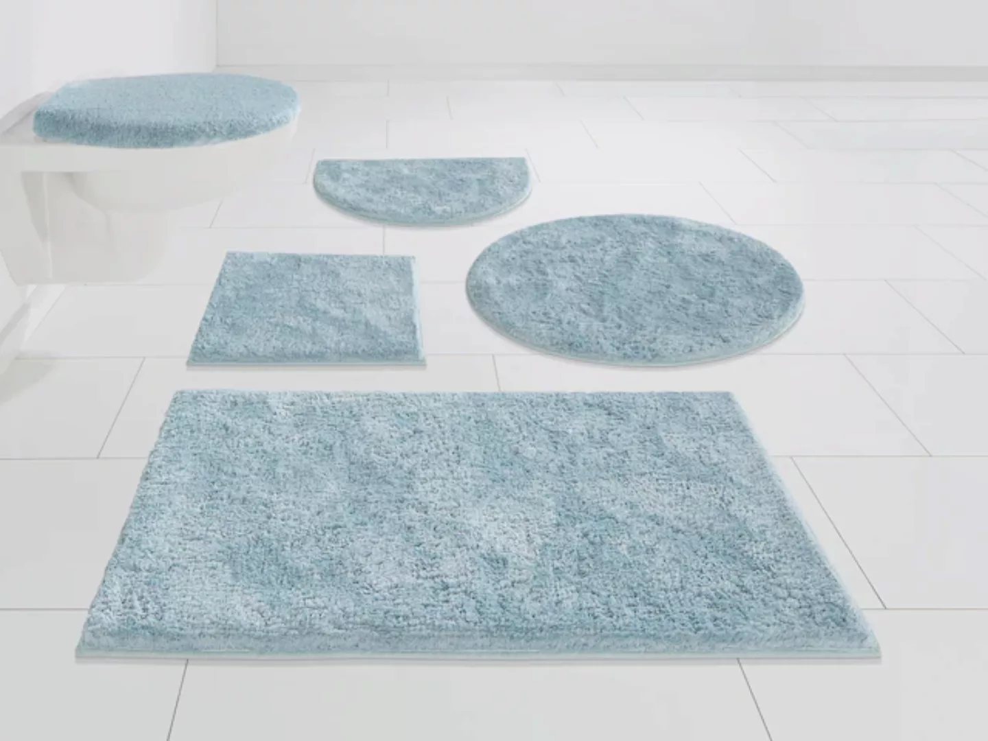 my home Badematte »Jos, Badvorleger, Badezimmer Teppich«, rutschhemmend bes günstig online kaufen