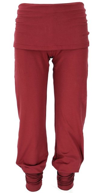 Guru-Shop Relaxhose Yoga-Hose mit Minirock in Bio-Qualität - paprika altern günstig online kaufen