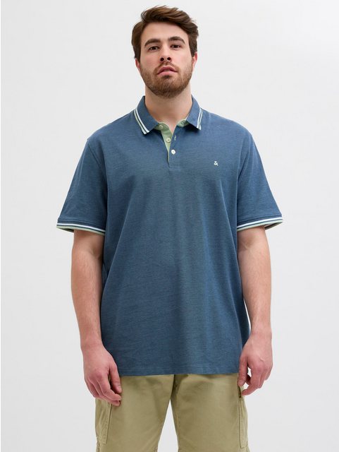 Jack & Jones PlusSize Poloshirt "JJEPAULOS POLO SS NOOS PLS", mit Logo Stic günstig online kaufen