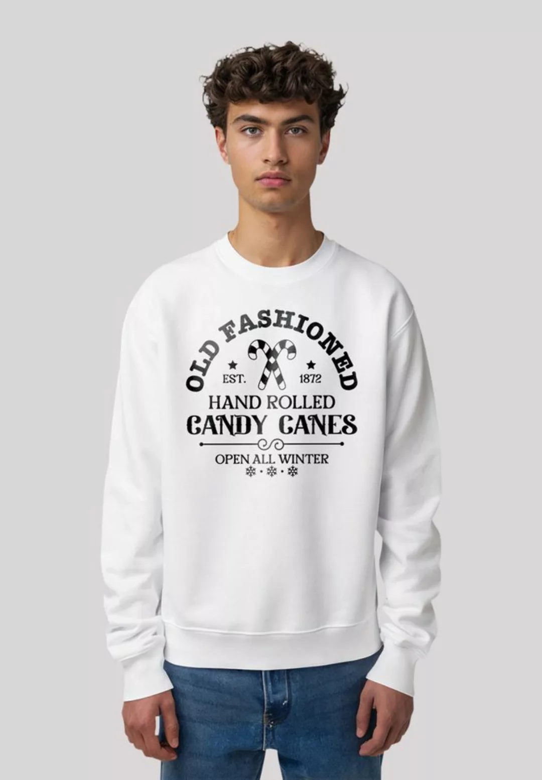 F4NT4STIC Sweatshirt Weihnachten Cany Canes Retro Sign Premium Qualität günstig online kaufen