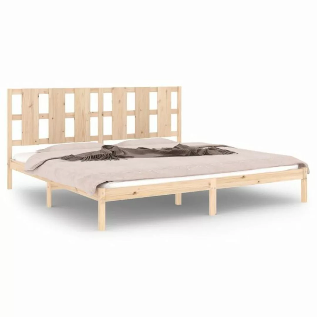 vidaXL Bettgestell Massivholzbett 180x200 cm 6FT Super King Bett Bettgestel günstig online kaufen