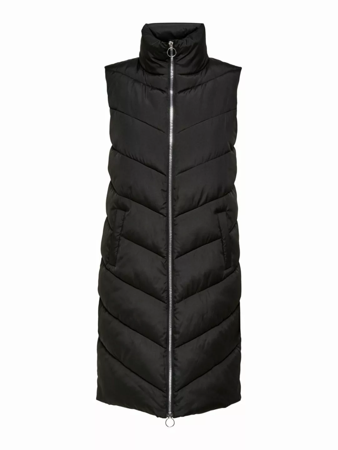 ONLY Lange Puffer- Jacke Damen Schwarz günstig online kaufen