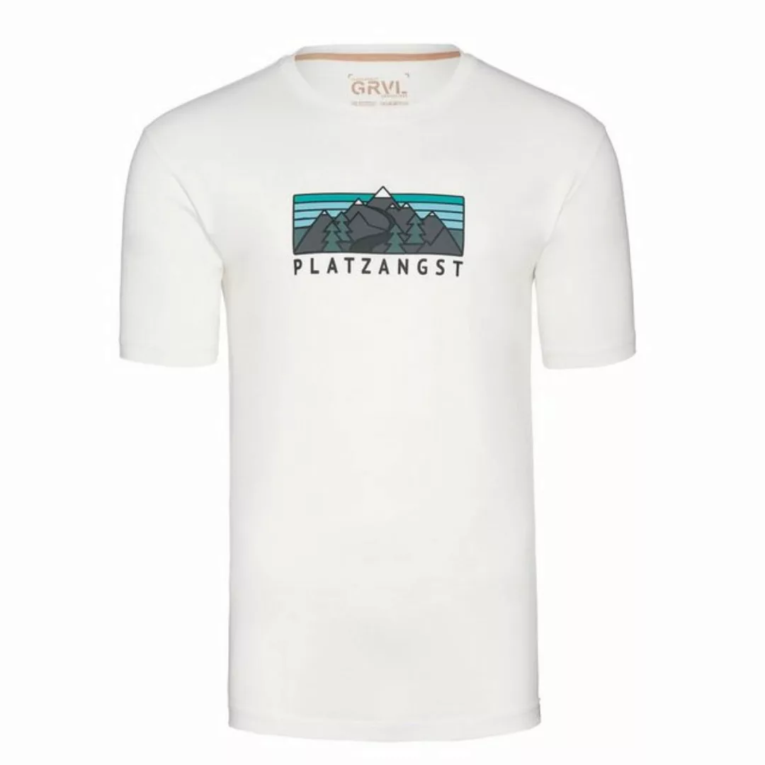 Platzangst T-Shirt T-Shirts Platzangst Gravel Logo White XS (1-tlg) günstig online kaufen