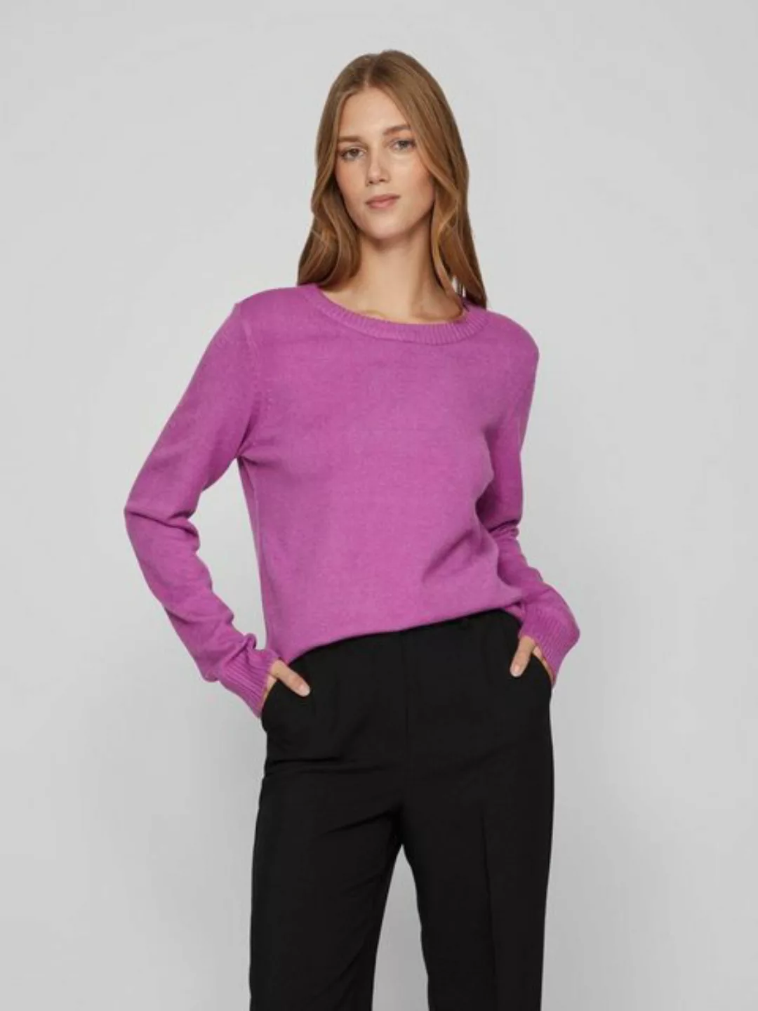 Vila Rundhalspullover VIRIL O-NECK L/S KNIT TOP - NOOS günstig online kaufen