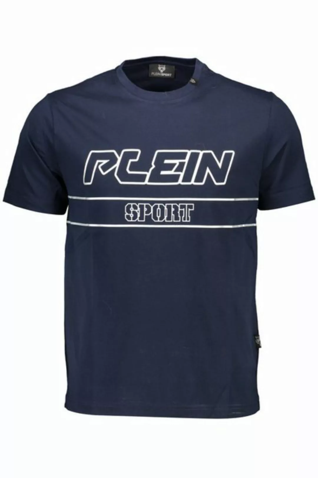 PLEIN SPORT T-Shirt Stylishes Herren T-Shirt Blau mit Print und günstig online kaufen