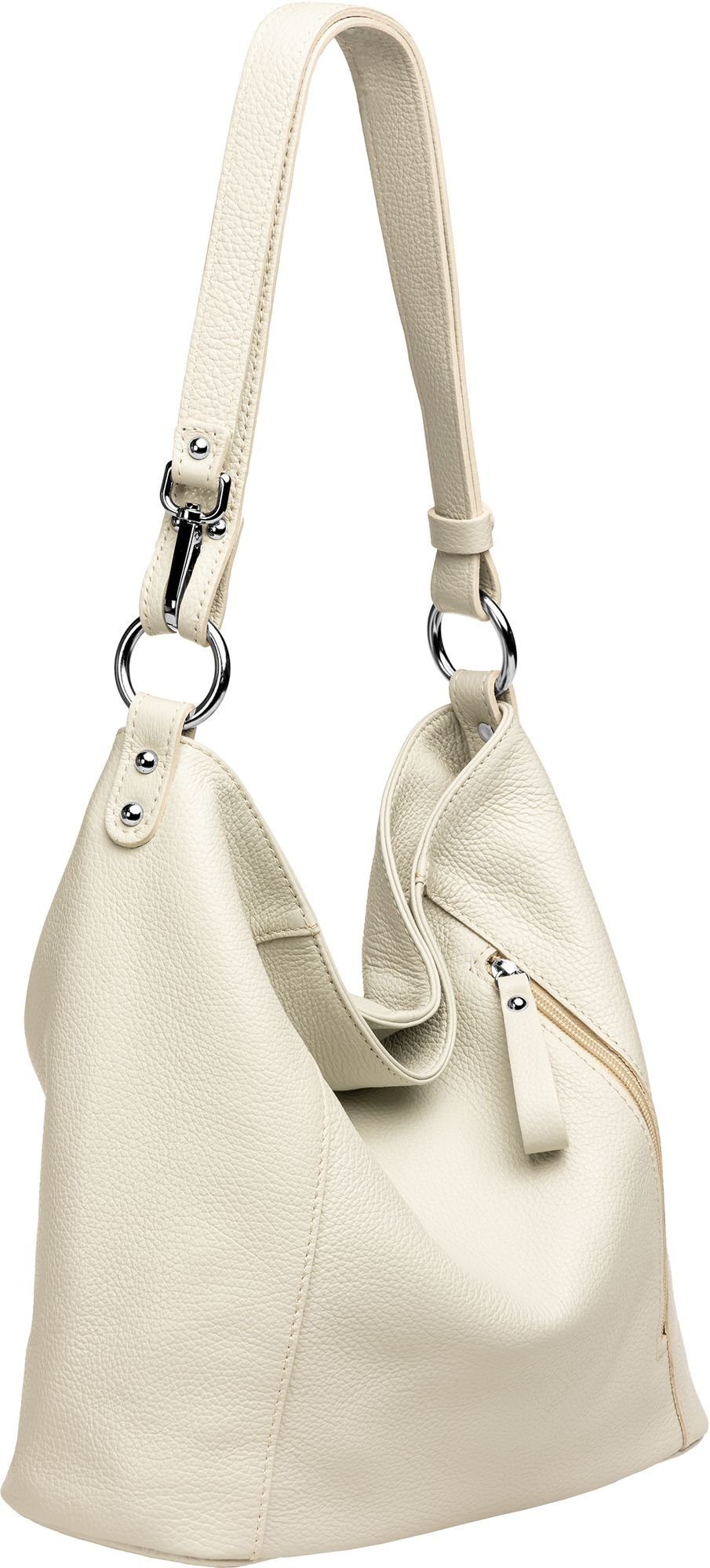 Caspar Schultertasche 2-in-1 Leder Umhängetasche Damen günstig online kaufen