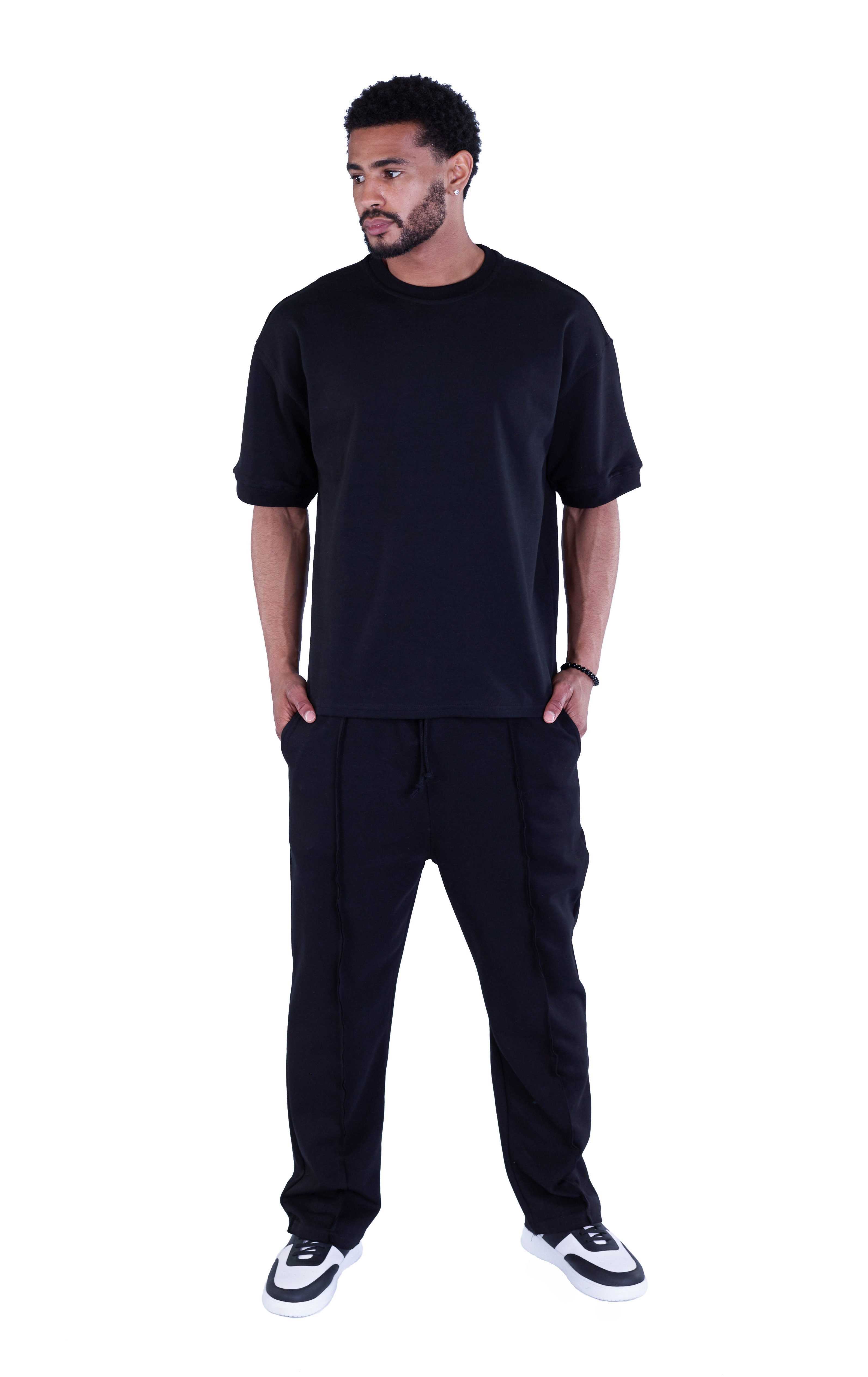 Denim Distriqt Freizeitanzug Lässiger Oversized 2 günstig online kaufen