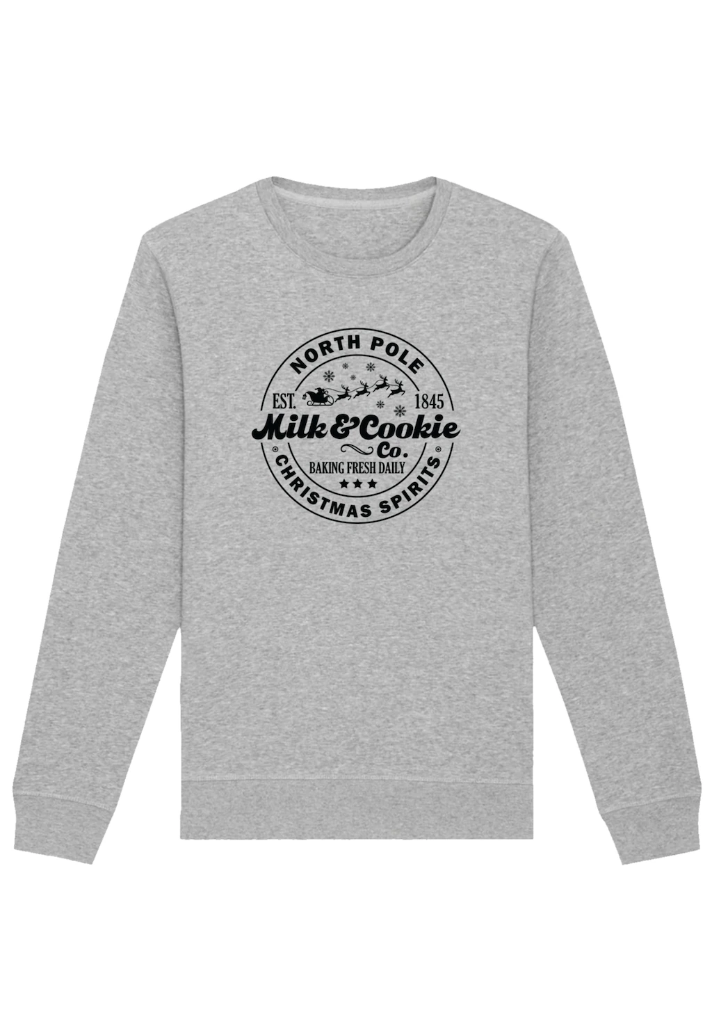 F4NT4STIC Sweatshirt "Weihnachten Milk and Cookie Bakery Retro", Premium Qu günstig online kaufen