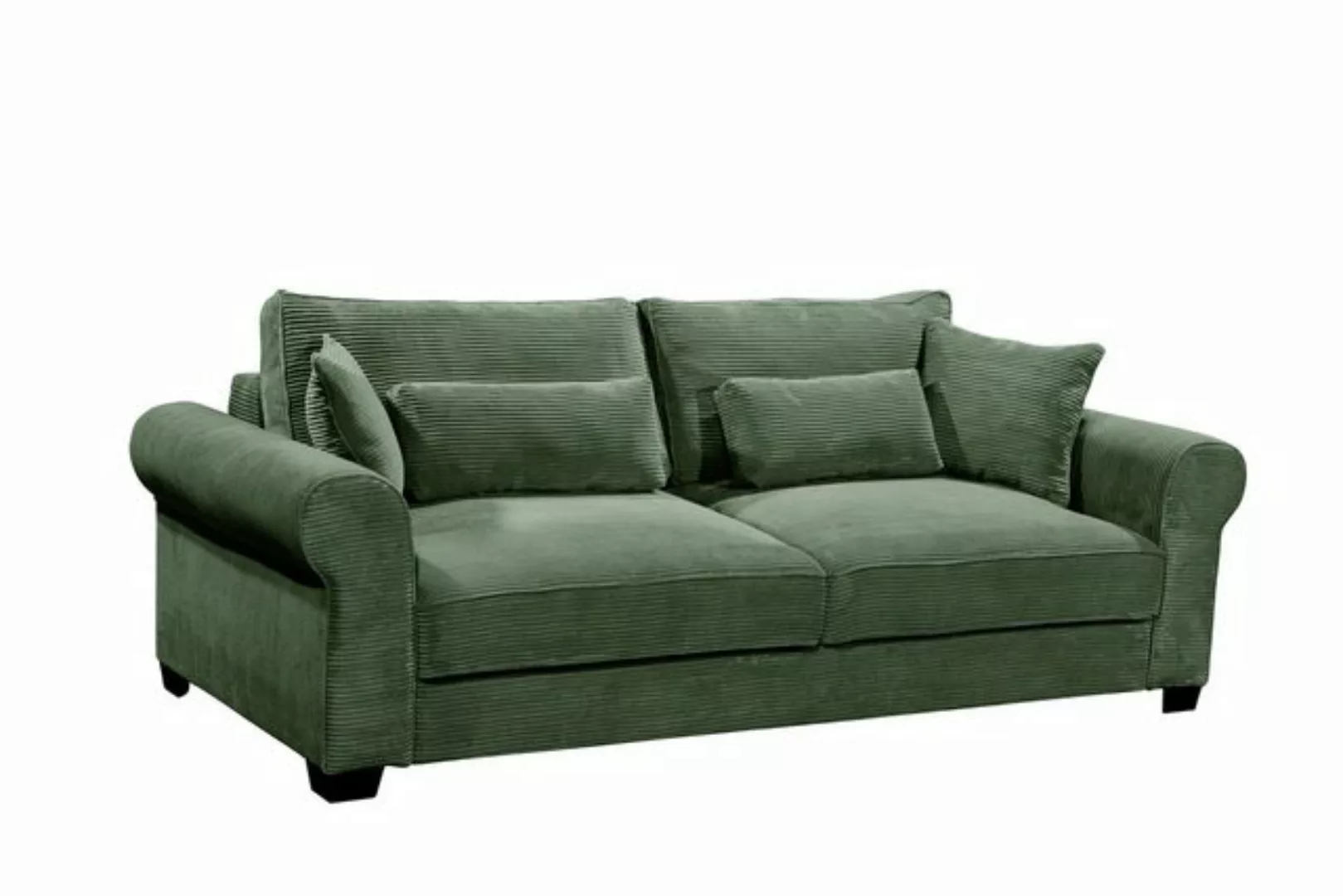 freiraum Schlafsofa ANGELINA LUX.3DL, Liegefläche 198x165cm, winter moss - günstig online kaufen