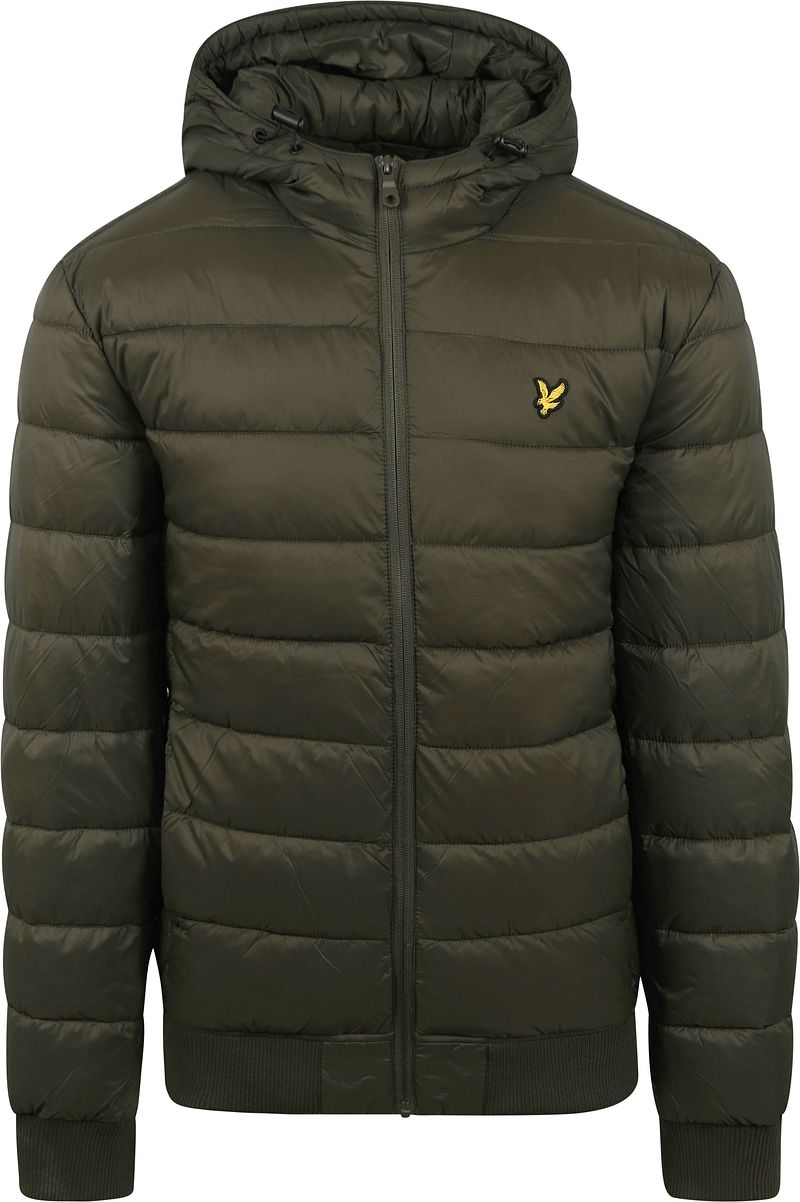 Lyle & Scott Baffle Jacke Dunkelgrün - Größe L günstig online kaufen