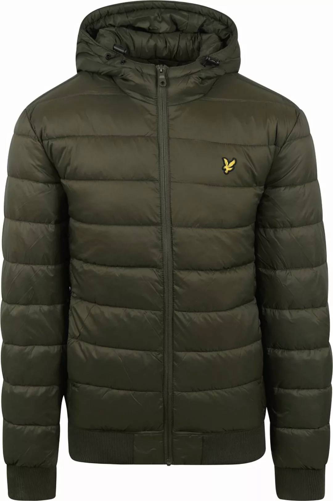 Lyle & Scott Baffle Jacke Dunkelgrün - Größe M günstig online kaufen