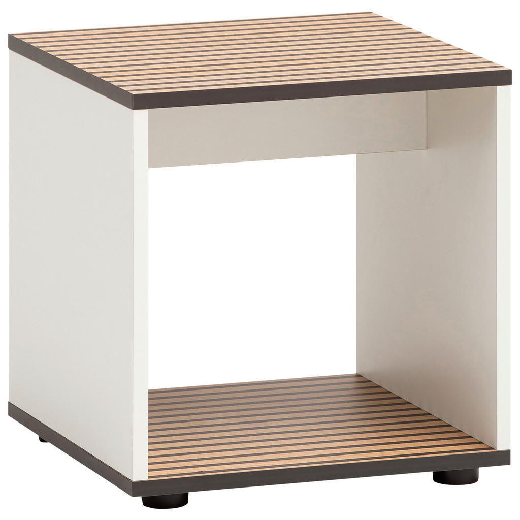 Hocker Katta weiß Lack matt B/H/T: ca. 42x40x40 cm günstig online kaufen